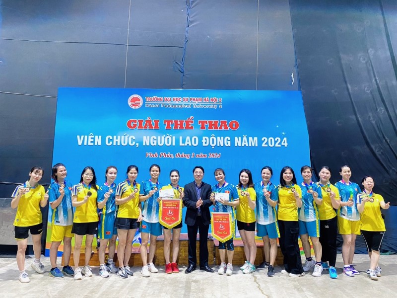 Giải Thể thao viên chức, người lao động Trường ĐHSP Hà Nội 2 năm 2024 thành công tốt đẹp